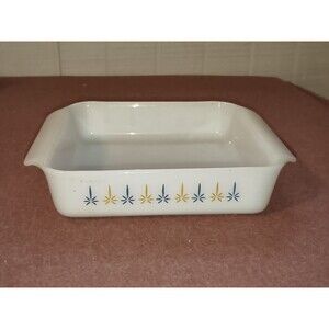 Anchor Hocking Fire King Candle Glow 8 X 8 Baking Dish 435 Vintage